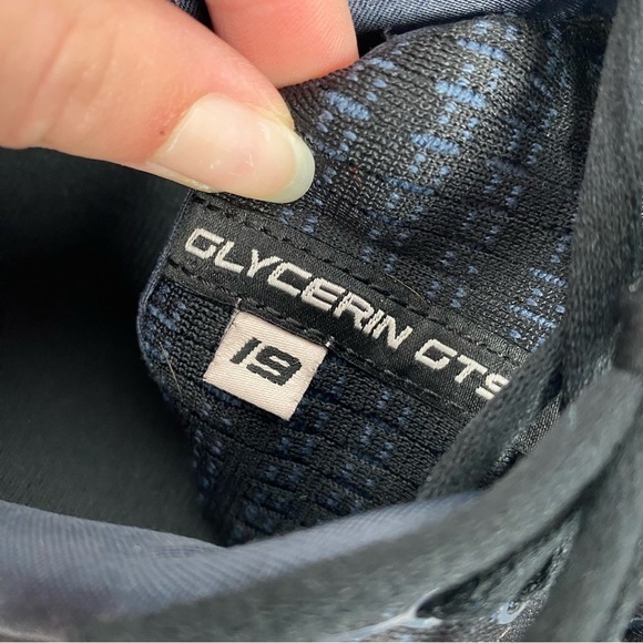 Brooks Glycerin GTS 19 navy purple pink athletic running shoes - Picture 5 of 7